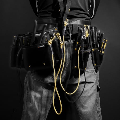 Fujiya Eccentric Power Pliers, Black Gold, with Deburring Function, 225mm, 3020N-225BG