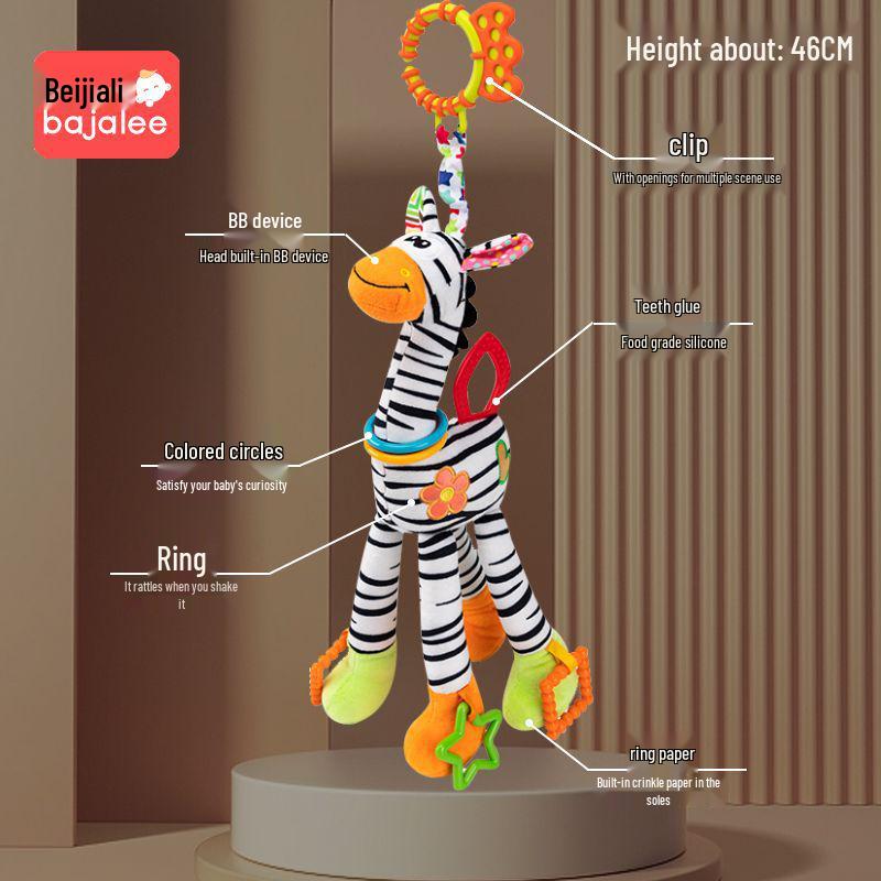 Baby Stroller Mobile: Crib Rattle & Car Seat Soothing Toy