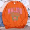 Malibu Beach Usa 73 Hoodie Men Women Loose Sweatshirt Creativity O-Neck Hoodies Street Fashion Oversize Hoody Couple Sportswear