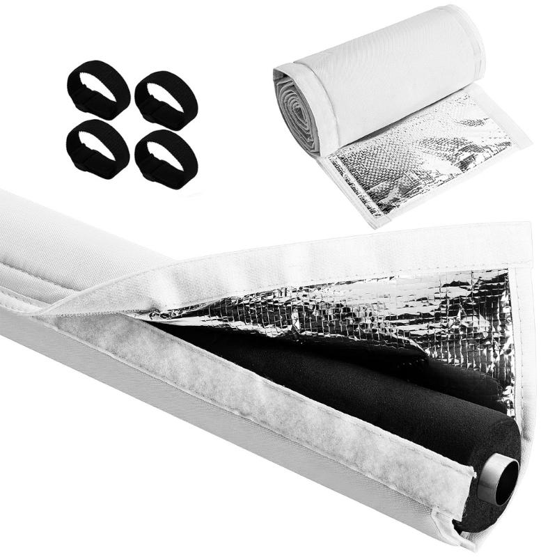 Air Conditioning Line Protector Reflective Insulation Layer Anti Tear Oxford Commercial Residential Compatibility