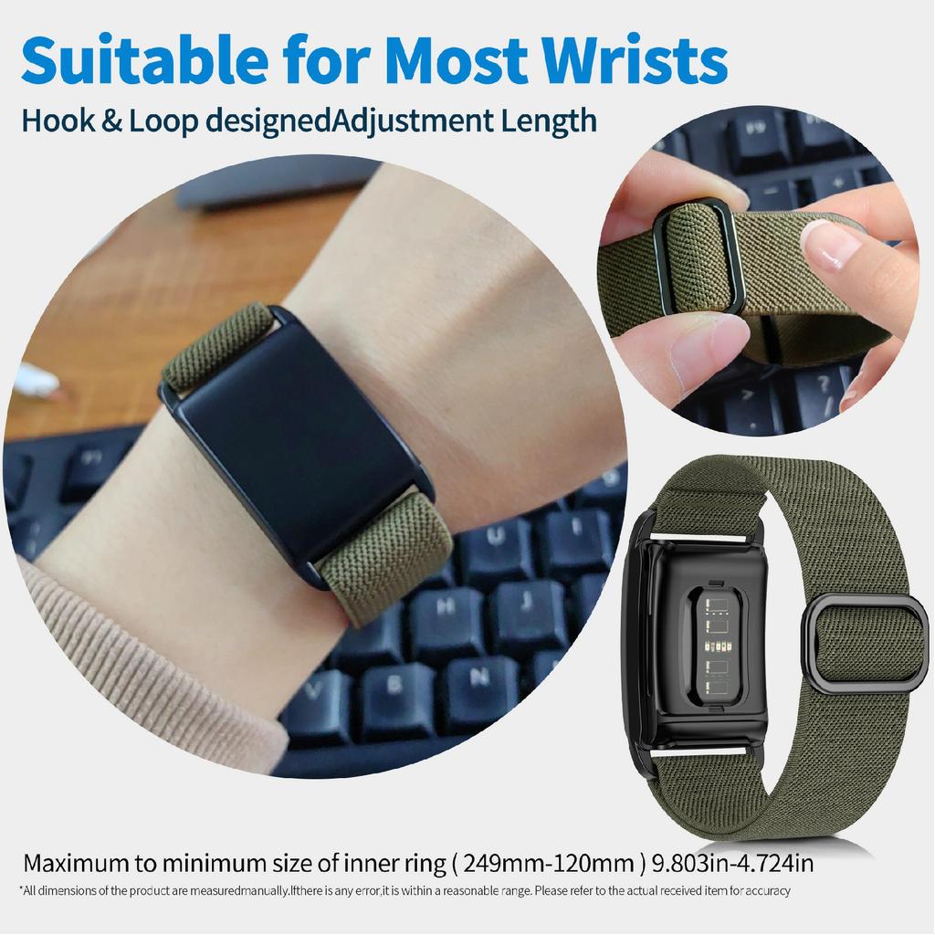 Für WHOOP 4.0 Fitness-Tracker Elastisches Polyester Einteiliges Armband mit Verstellschließe