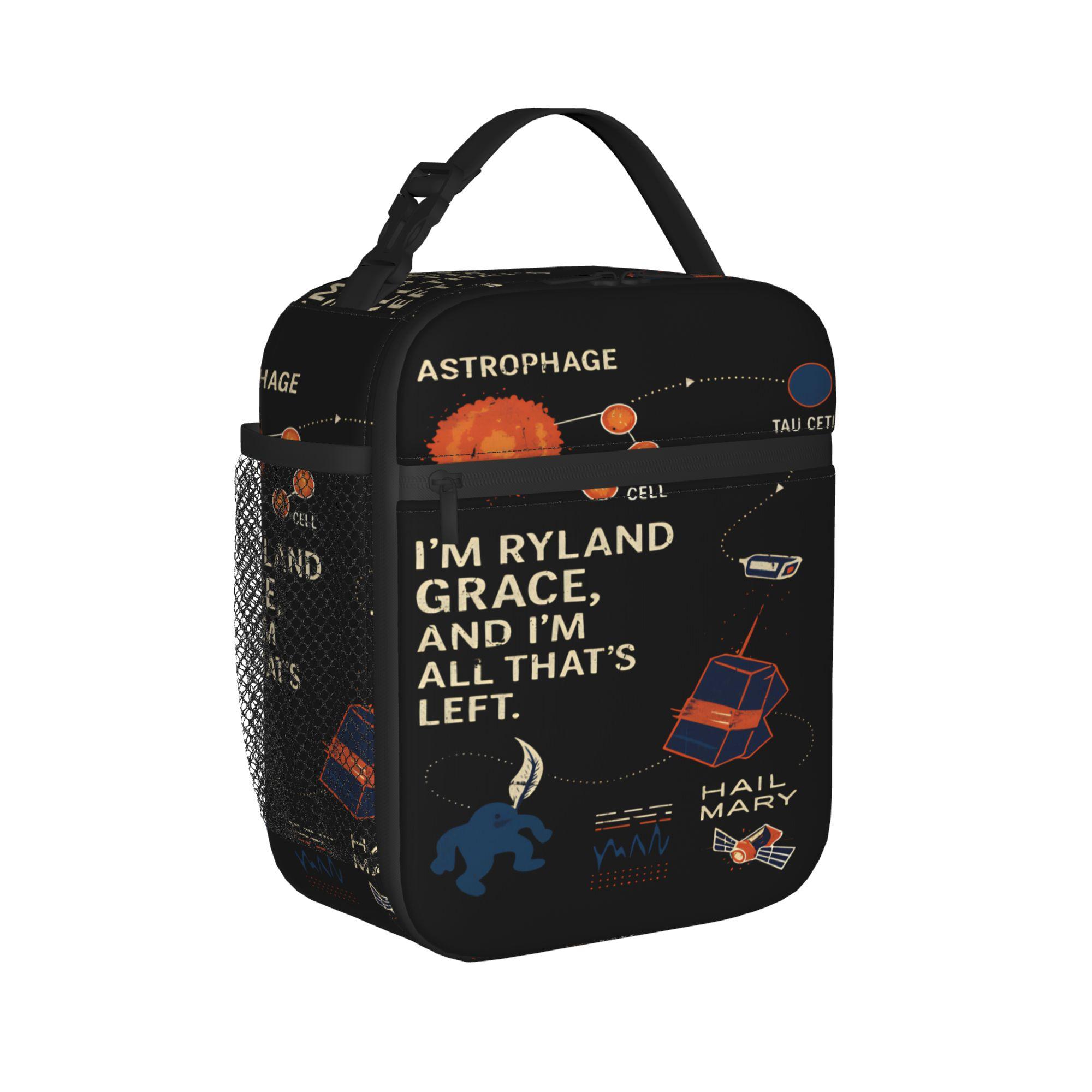 Project Hail Mary Andy Weir Book  Insulated Lunch Bags High Capacity  Lunch Container Thermal Bag Tote Lunch Box Beach  Outdoor One Size