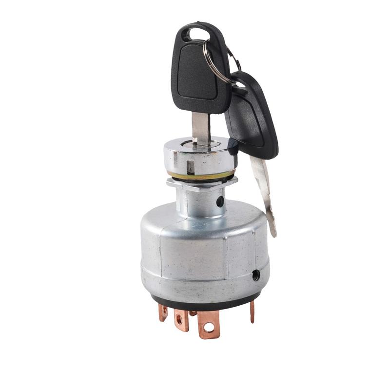 Starter Ignition Switch W/2 Keys 2549-1152 549-00110A for Daewoo Dooson S55 DH55-5 DH60-7 DH80-7 DH130-5 DH150-7 DH220-3 DH220-5