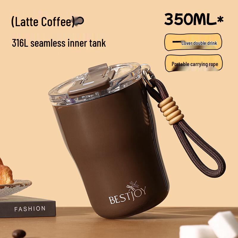 FUGURNG BESTJOY 316L Stainless Steel Portable Coffee Thermos Bottle