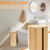 Bathroom Tissue Rack Wooden Toilet Paper Towel Box Storage with Lid Waterproof Paper Dispenser Accessories