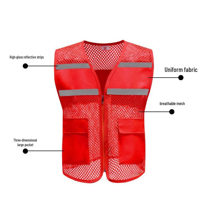 Yu Shun Summer Mesh Reflective Safety Vest