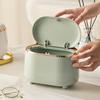 Mini Trash Can With Lid Small Trash Can Desk Trash Can Countertop Tiny Desktop Waste Garbage Bin Commercial Office Wastebasket