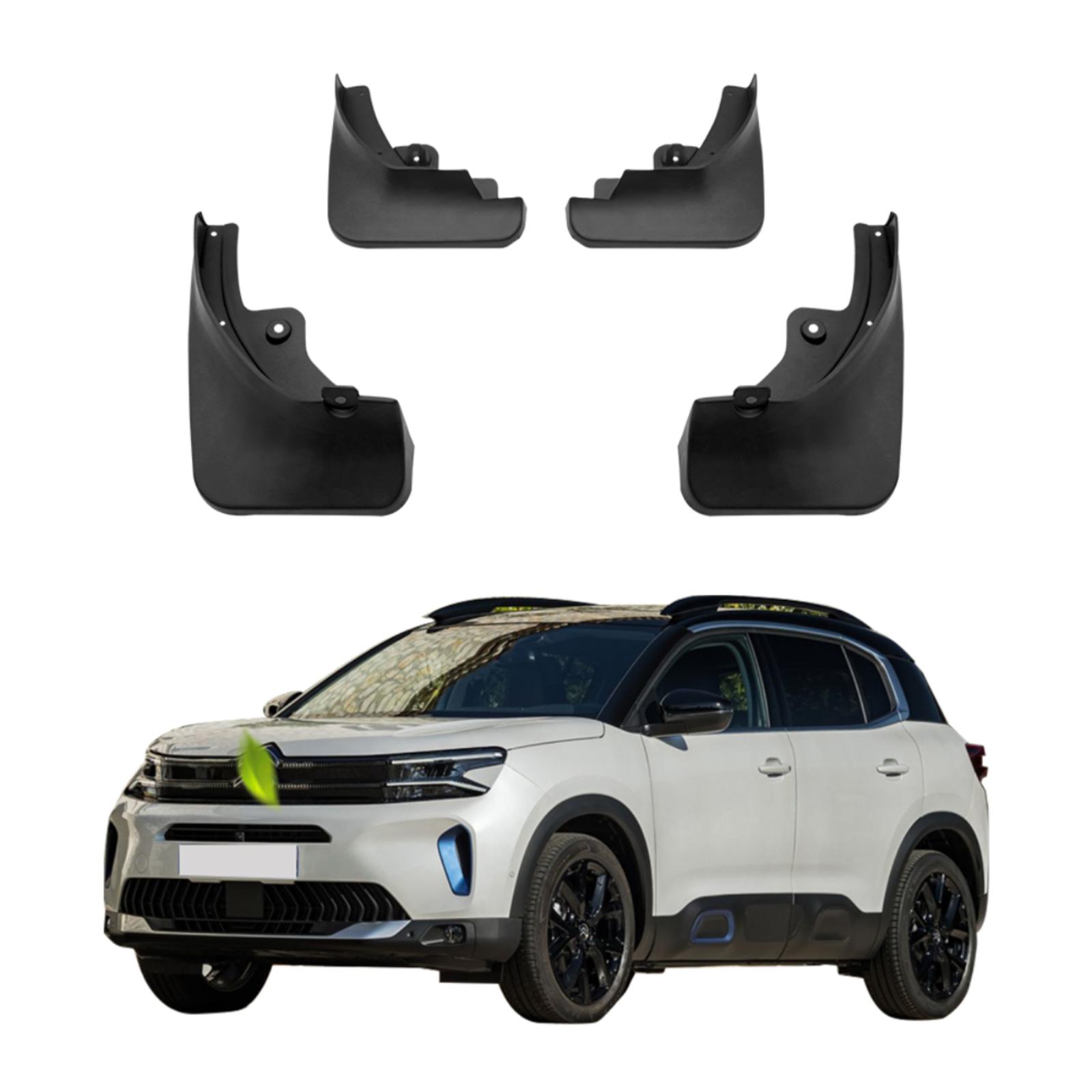 

4PCS Car Mud flaps Splash Guards Mudguards Car Mud Flaps Compatible with Citroen C5 Aircross 2017-on XT-01 чёрный