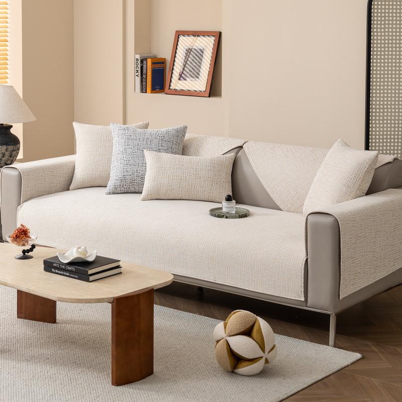 Подушка для дивана из шенилла — фото 4