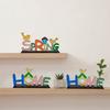 6pcs Cartoon Wooden Table Sign Easter  Eggs Table Centerpiece Sign Tabletop Crafts Decoration