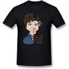 Camiseta Happy Accidents para Hombre de Bob Ross Inc Talla Grande Negra(3)