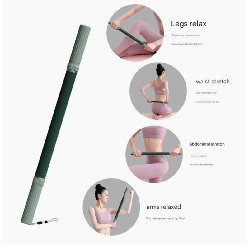 Practical Fitness Roller For Full Body Muscle Relaxation Features Antislip Handle Design Gym Muscle Massage Stick Tool