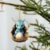 Adorable Cartoon Dragon Baby Christmas Ornament For Festive Family Decoration