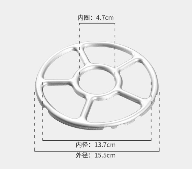 Anti-slip Gas Stove Support Rack Four-five Claw Cooktop Stand for Wok Milk Pot Specialized Non-slip Kitchen Gadget Gas Range