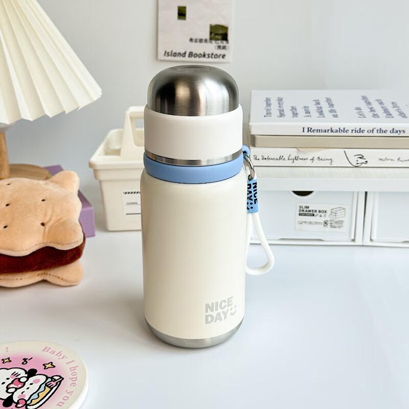 TLAKEHO Portable Stainless Steel Insulated Bottle