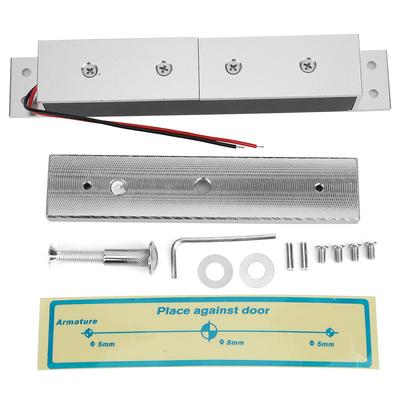 280kg/617lb 12V Κρυφή Μαγνητική Κλειδαριά Χωρίς Πλαίσιο Αξεσουάρ για Ξύλινη Μεταλλική Πόρτα