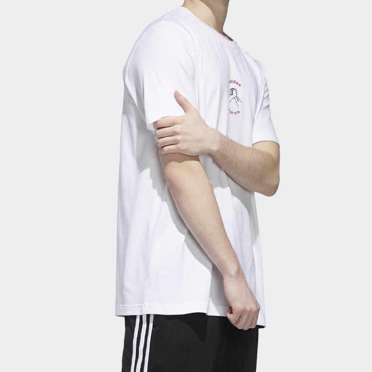 adidas Originals T Shirts Men's Crew Neck Moderate Straight Fit (Unisex) T-Shirts GP3483