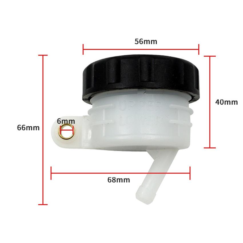 Universal Motorcycle Foot Rear Brake Master Cylinder Tank Oil Cup Fluid Bottle Reservoir For Buggy Quad ATV ATVS