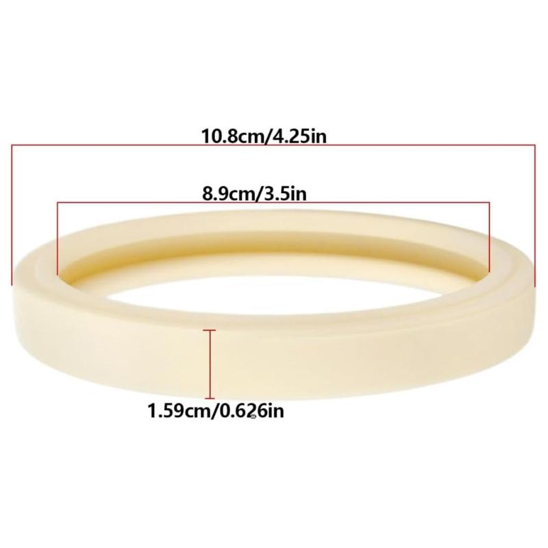 4Pieces Pool Light Lens Seals Sealing Gaskets Rubber Texture Perfect for Waterproof Replacement Part