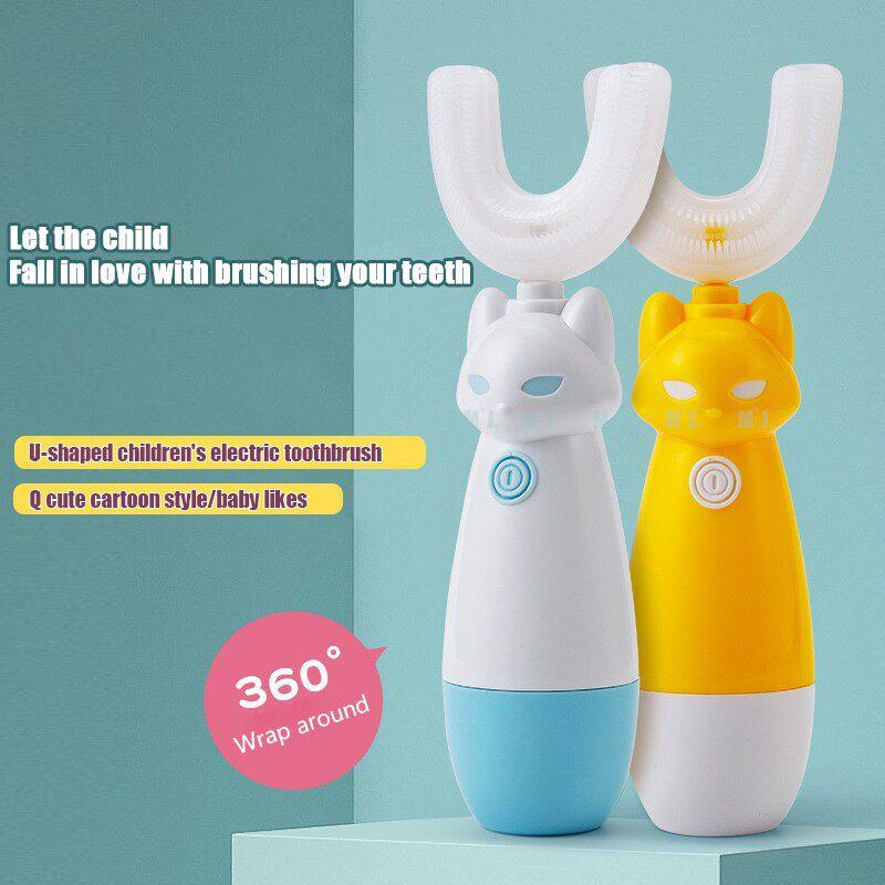 Durable Electric Toothbrush For Kids With Silicone Brush Head And Long Battery Life