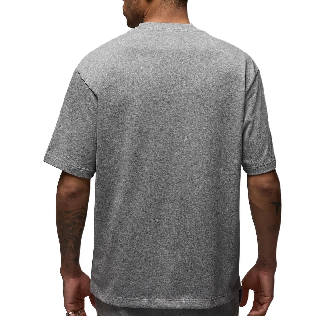 Jordan Camiseta de Manga Corta con Cuello Redondo Tejida Flight Essentials 85 para Hombre Tops Gris Carbón FZ1912-091