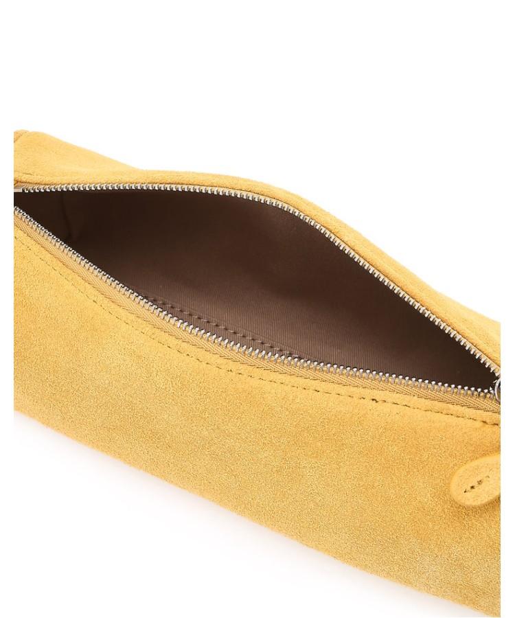 Athe Vanessabruno [Madeleine] Mustard Suede Madeleine Shoulder Bag S Aaba5F235Y2
