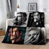 Pedro Pascal Pattern Throw Blanket Light Weight Blanket for Living Room Bedroom Kidsroom Warm Blanket Christmas Gift