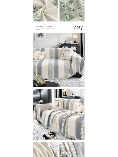 2024 Premiumowy Uniwersalny Pokrowiec na Sofę z Chenille - Wysokiej Klasy, Całoroczny, Pełne Pokrycie