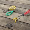 Elastic Rope Buckle for Camping Tent - 15cm Binding Strap with Hook for Canopy Accessories