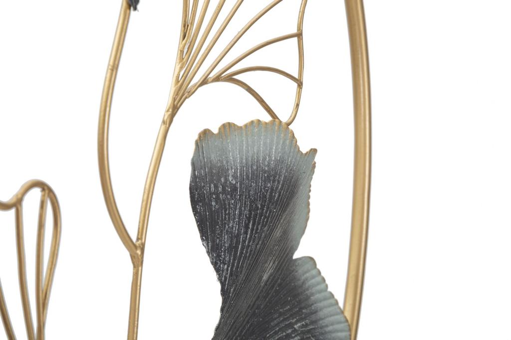 Wand Eisenpaneel Blume Schlicht Cm Ø 45,5X3,5