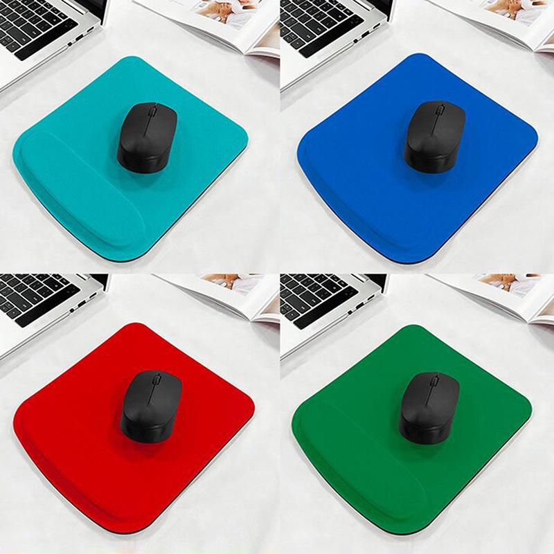 Ergonomic Mouse Pad Non-Slip Thickened Pain Relief Mousepad Comfortable Computer Mouse Pad Solid Color Computer Game Mouse Pad
