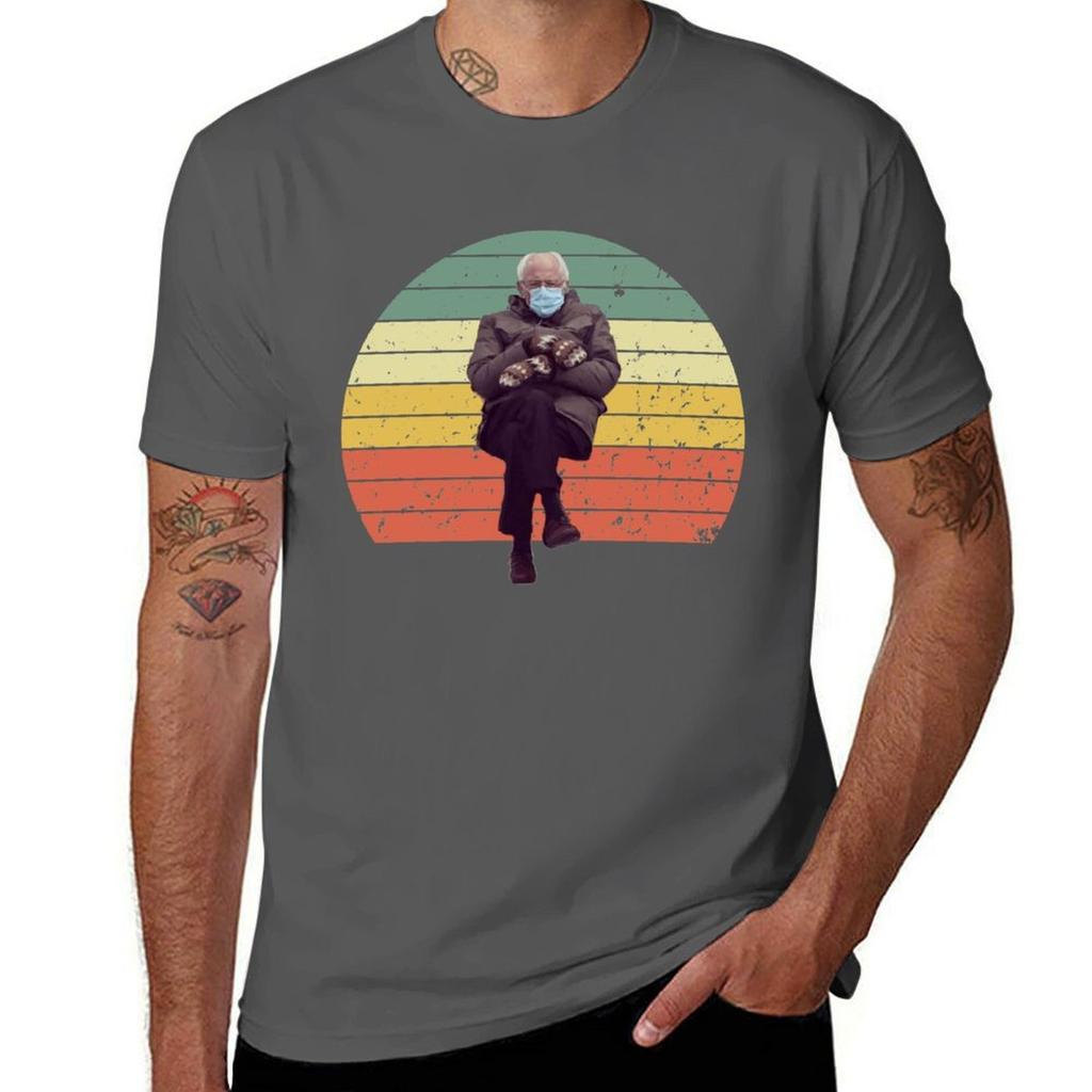 Bernie Sanders With Mittens Meme Art Unisexs Family Gift Tshirt T Shirt For Unisex Anime T Shirts For Unisex Tshirt