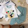 Pure Cotton Kids' Underwear Set: New Autumn Pajamas & Homewear for Boys and Girls