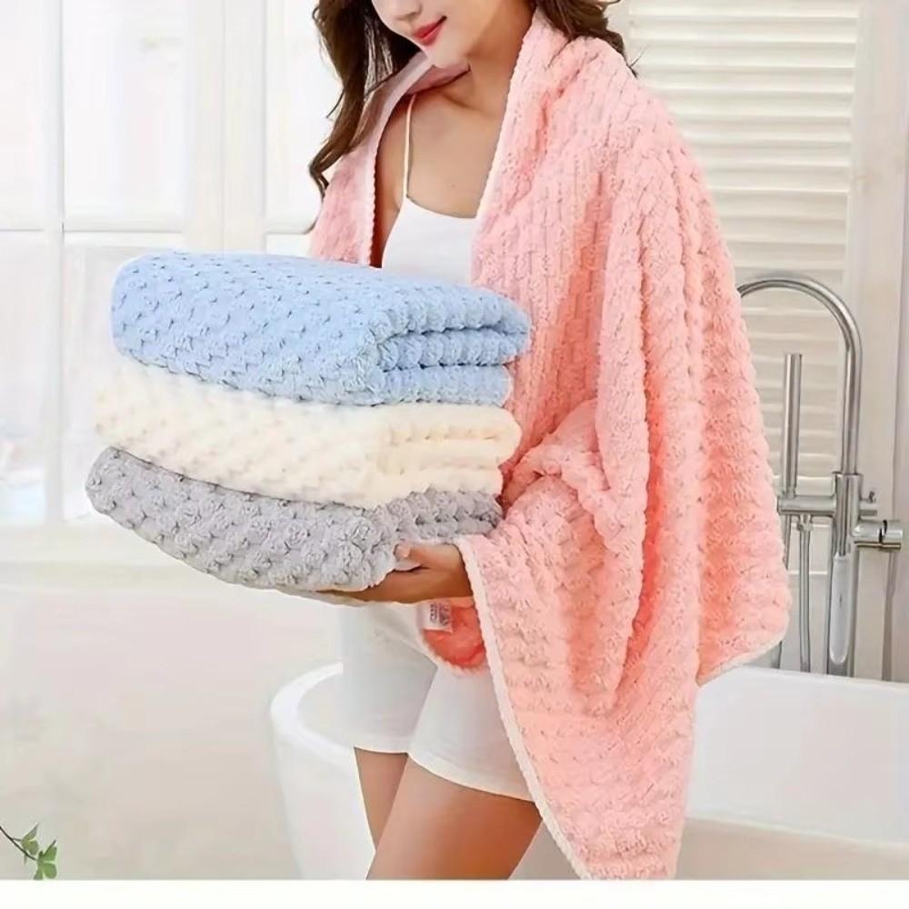 70 * 140CM Ultra-Fine Fiber Towel Super Absorbent Ultra-Fine Fiber Thickened Bath Towel Quick Drying Thickened