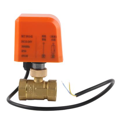 DN20 Professionelles 2-Wege-Elektrisches Kugelventil DC12 24V 2-Draht Messingkugelventil Zubehör