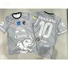 Camisa de Futebol da Seleção da Tailândia Manga Curta Souvenir para Fãs Respirável Treino Jogo Roupa Esportiva