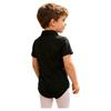 Kids Adaptive Triangle Romper Bodysuit Lapel Short Sleeve Buttons Daily Wear Outings Sleep Jumpsuit