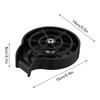 Automatic Cup Washer Black Silver Sink Water Bottle Washer Durable Cup Rinser  For Kitchen Sink