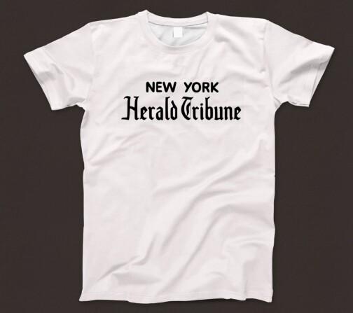 New York Herald Tribune T-shirt 1016 New Wave Film Breathless Jean Seberg Godard XL
