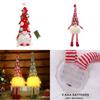 Festive Christmas Gnomes With Led Lights Plush Stuffed Doll Home Decor