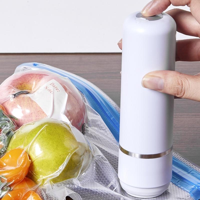 Handheld Vacuum Sealer for Food Preservation Storage Portable Vacuum Sealer Reusable Vacuum Sealer for Kitchens