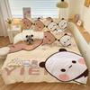 Cartoon Bubu Duvet Cover Pillowcase Bedding Bedroom Decoration Children Gift Adult Single Double Bed Large SizeZip Duvet Cover