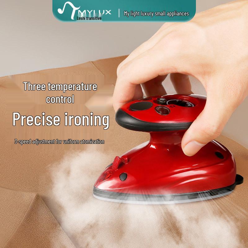 Mylux Mini Handheld Travel Iron with Temperature Control and Ceramic Soleplate