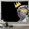 Personalized David Tapestry Premium AmericanStyle Decorative Wall Hanging for Bar Background Customization Available