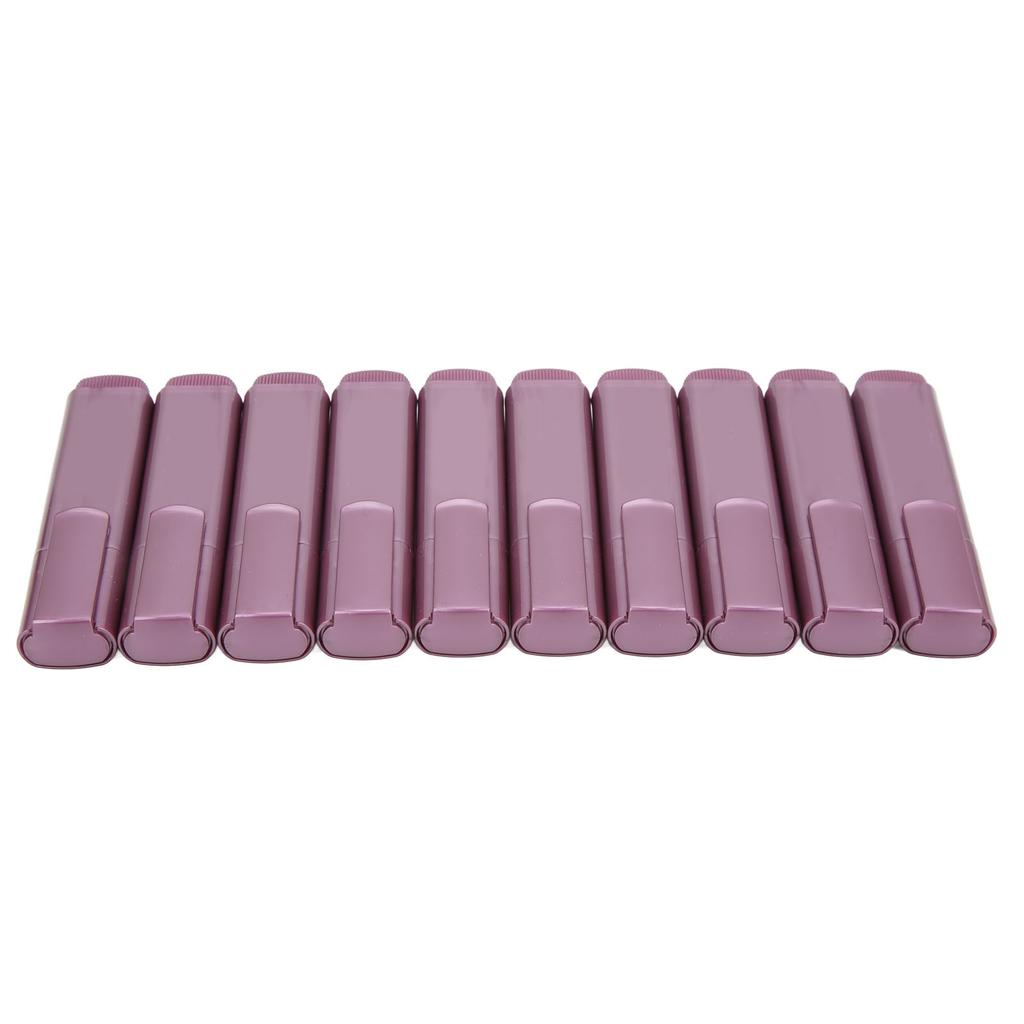 10 Pcs Highlighters Cool Glitter Pastel Metallic Purple Highlighter Unscented Markers for Students