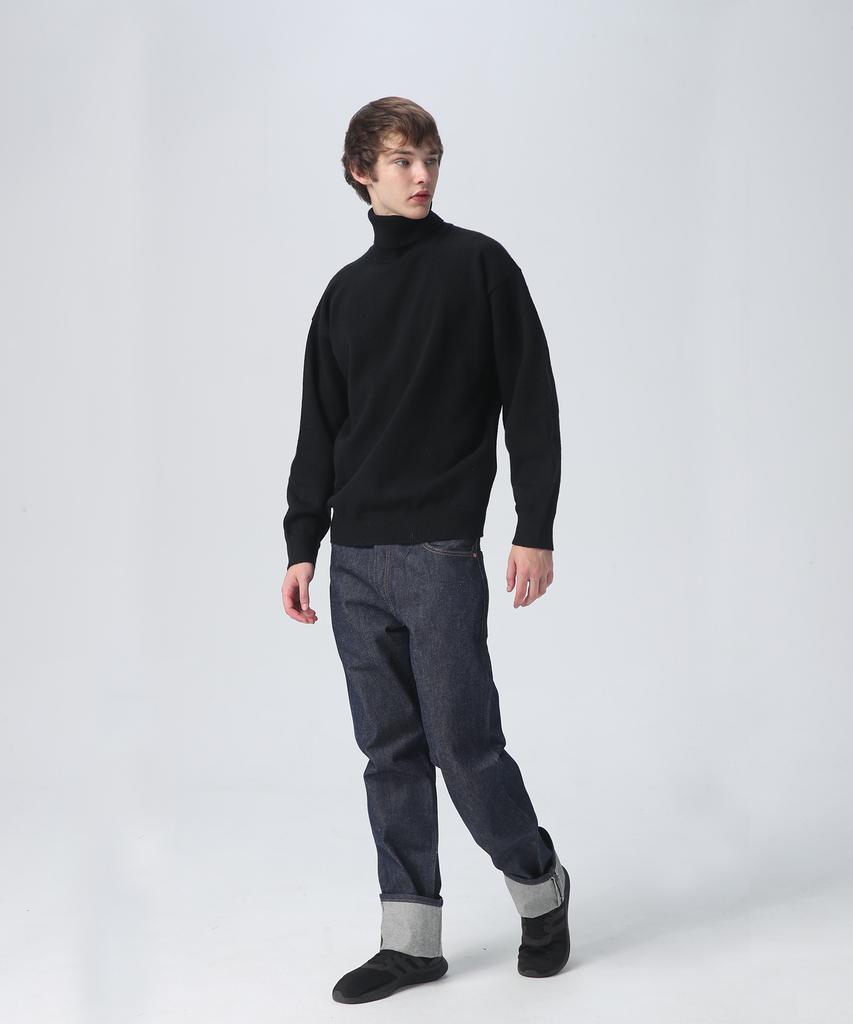 Beullumeol Pbt Wool Turtleneck Knit - Black