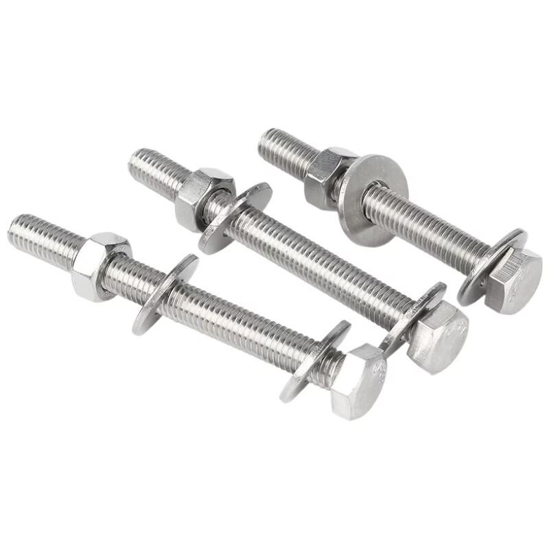 Hengxing Hongqi 304 Stainless Steel Hex Bolt & Nut Washer Set