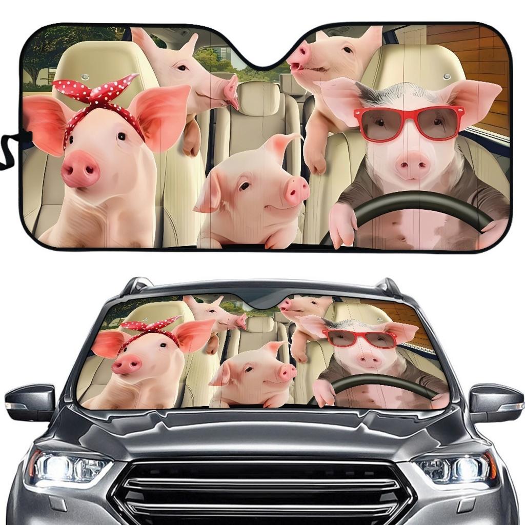 New Cartoon Animation Dragon Ball Printing Car Sunshade, Car Sunshade