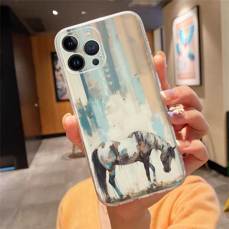 Phone Case For iphone 17 Pro Air 17ProMax 16 15 14 13 Pro Max 16 15 14 13 Pro 15Plus foal Horse