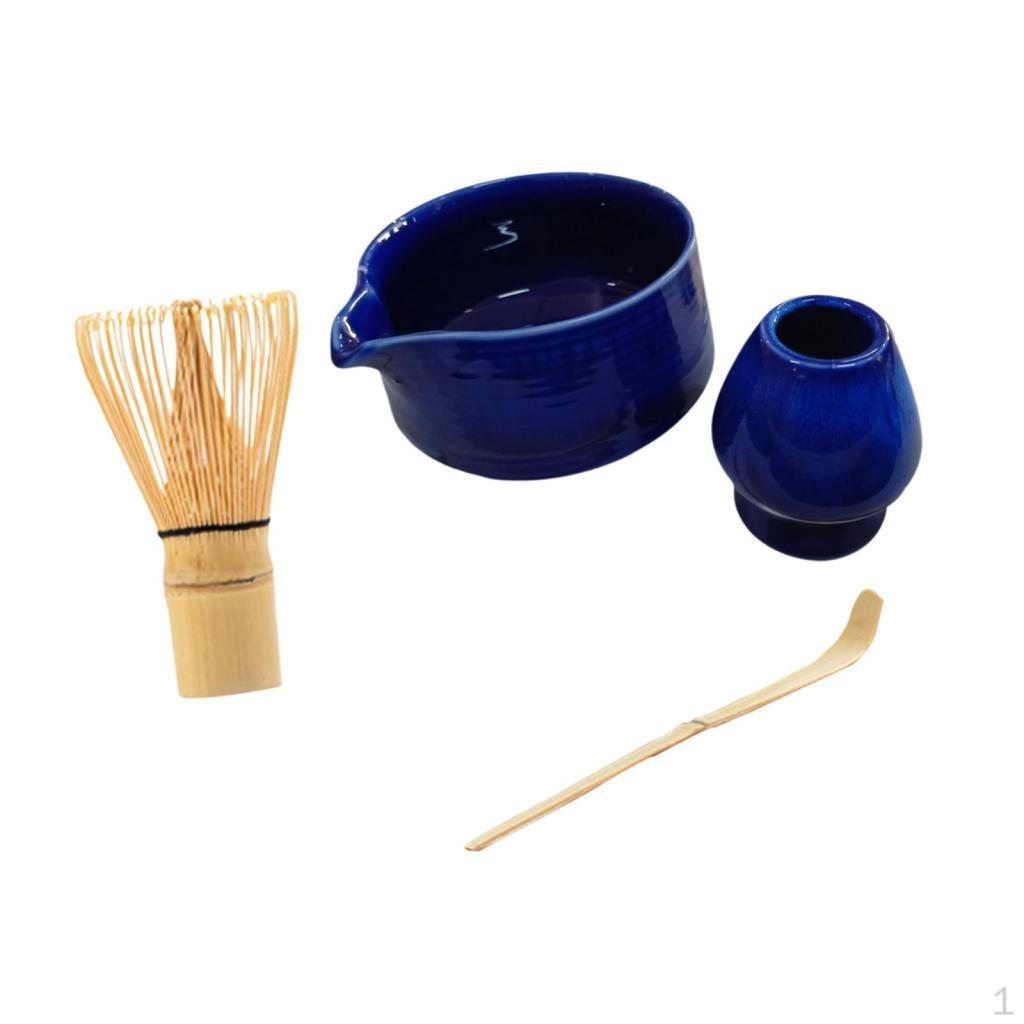 Matcha Set with Pouring Bowl and Bamboo Whisk Accessories